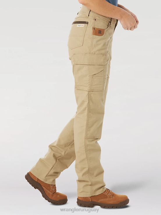 caqui dorado Wrangler mujer Pantalón cargo Riggs Workwear Ripstop Ranger ropa F8J4V820