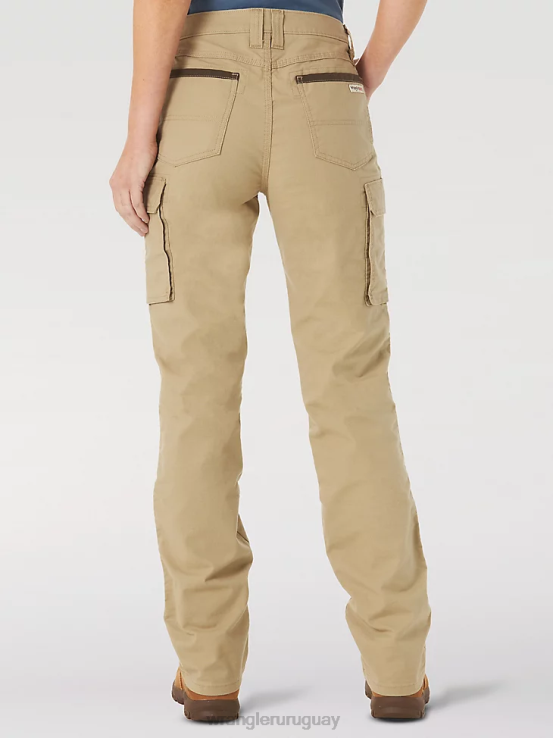 caqui dorado Wrangler mujer Pantalón cargo Riggs Workwear Ripstop Ranger ropa F8J4V820