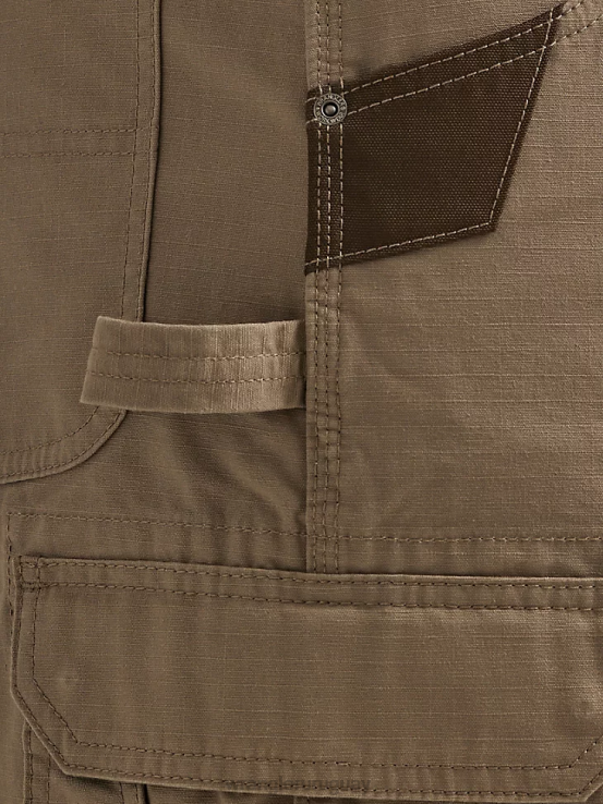 caqui oscuro Wrangler hombres ropa de trabajo ranger cargo short ropa F8J4V602