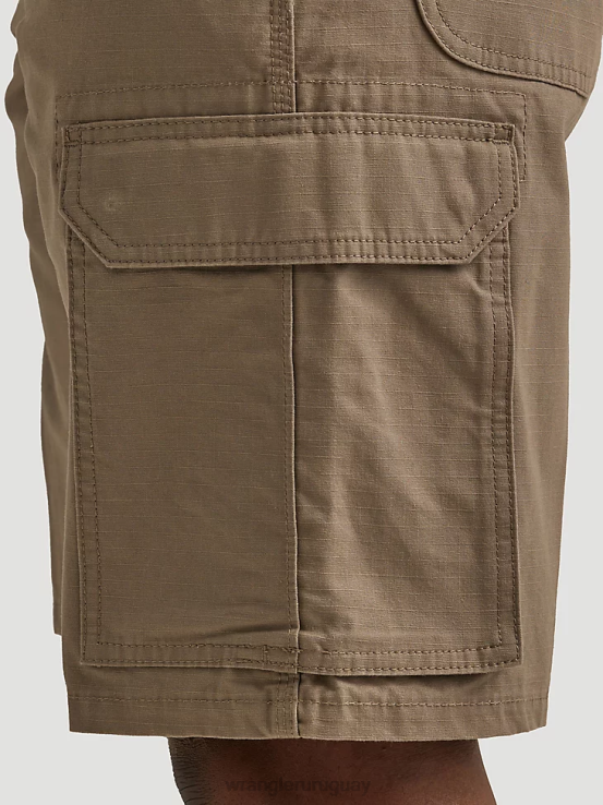 caqui oscuro Wrangler hombres ropa de trabajo ranger cargo short ropa F8J4V602