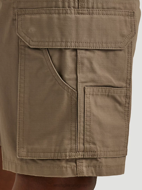 caqui oscuro Wrangler hombres ropa de trabajo ranger cargo short ropa F8J4V602