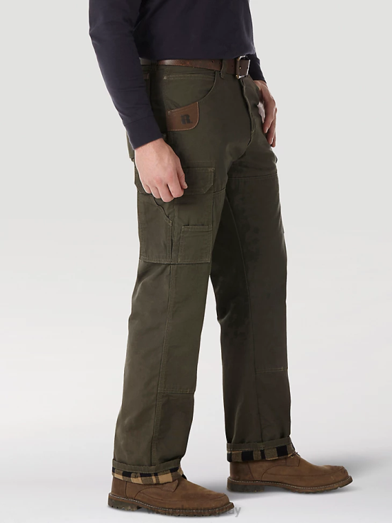 cargarse Wrangler hombres Pantalón Ranger de tejido antidesgarro con forro de ropa de trabajo Riggs ropa F8J4V680