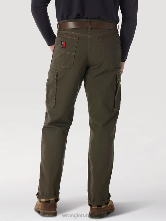 cargarse Wrangler hombres Pantalón Ranger de tejido antidesgarro con forro de ropa de trabajo Riggs ropa F8J4V680