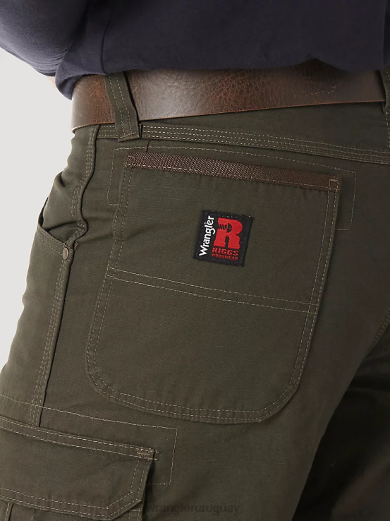 cargarse Wrangler hombres Pantalón Ranger de tejido antidesgarro con forro de ropa de trabajo Riggs ropa F8J4V680
