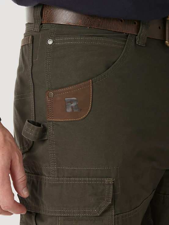 cargarse Wrangler hombres Pantalón Ranger de tejido antidesgarro con forro de ropa de trabajo Riggs ropa F8J4V680