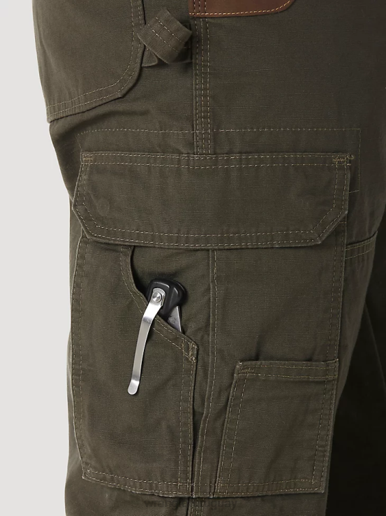 cargarse Wrangler hombres Pantalón Ranger de tejido antidesgarro con forro de ropa de trabajo Riggs ropa F8J4V680