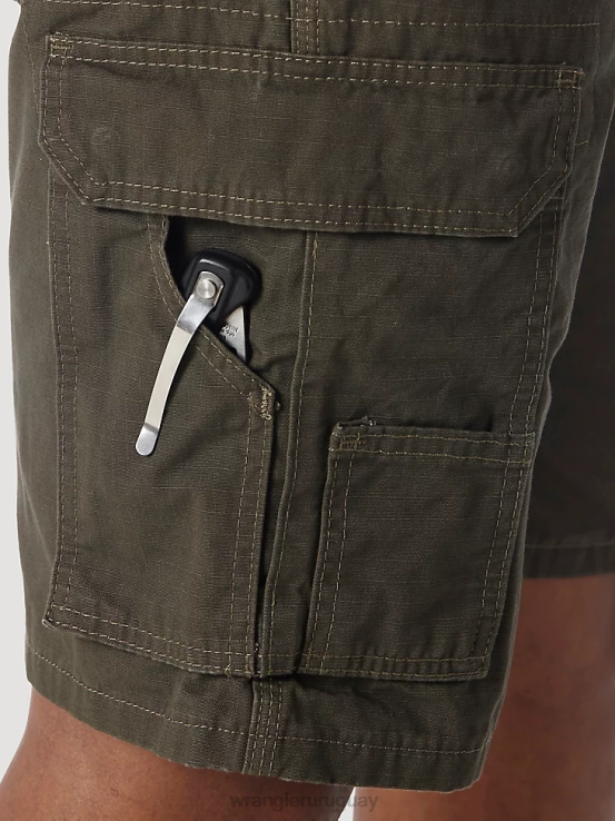 cargarse Wrangler hombres Pantalón corto tipo cargo Ranger Ripstop de ropa de trabajo Riggs ropa F8J4V524
