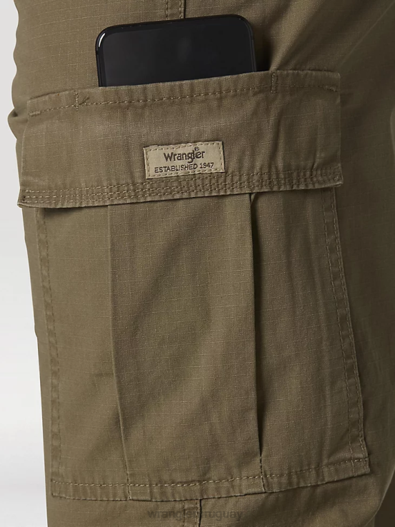 cebada Wrangler hombres pantalón cargo antidesgarro ropa F8J4V236