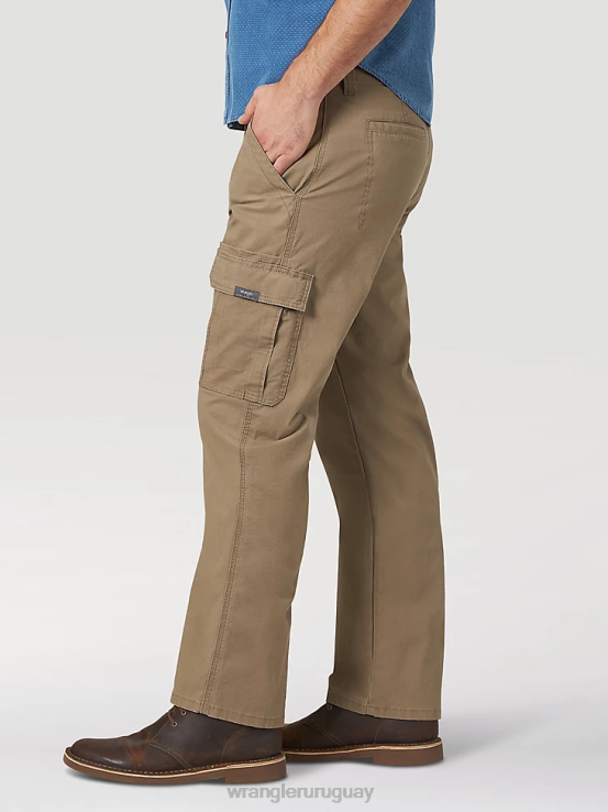 cebada Wrangler hombres pantalón cargo flexible de ajuste relajado premium de cinco estrellas ropa F8J4V223