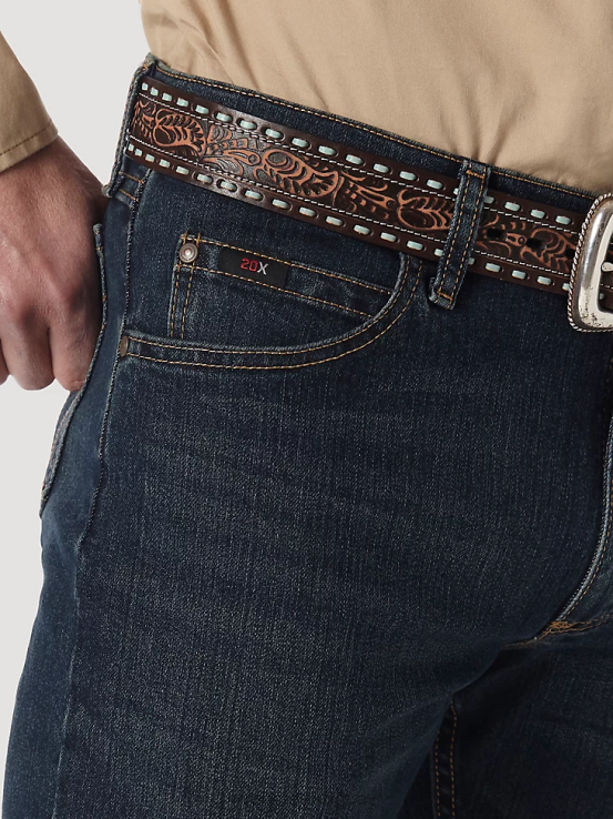 cerveza de raíz Wrangler hombres Vaqueros ajustados de competición 20x advanced comfort 02 ropa F8J4V134