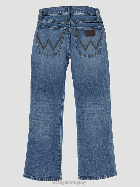 cielo nocturno Wrangler Niños vaqueros retro con corte tipo bota ropa F8J4V973
