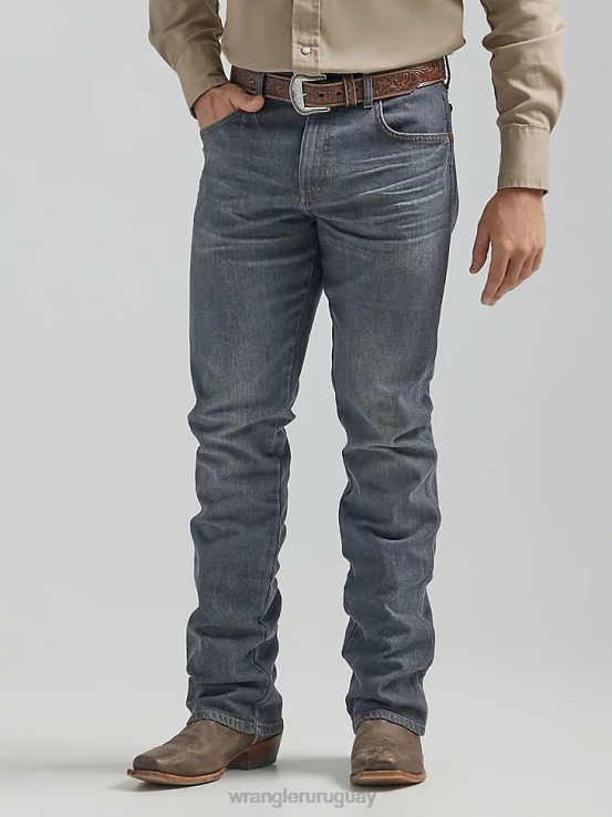 cloptón Wrangler hombres jeans retro con corte tipo bota y corte slim ropa F8J4V3