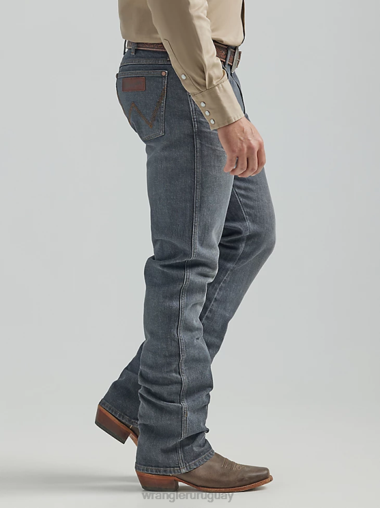 cloptón Wrangler hombres jeans retro con corte tipo bota y corte slim ropa F8J4V3