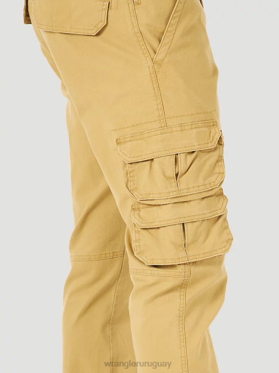 cosecha Wrangler hombres pantalón cargo cónico flexible ropa F8J4V226