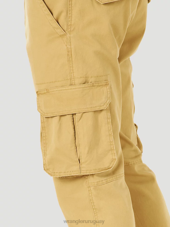 cosecha Wrangler hombres pantalón cargo cónico flexible ropa F8J4V226