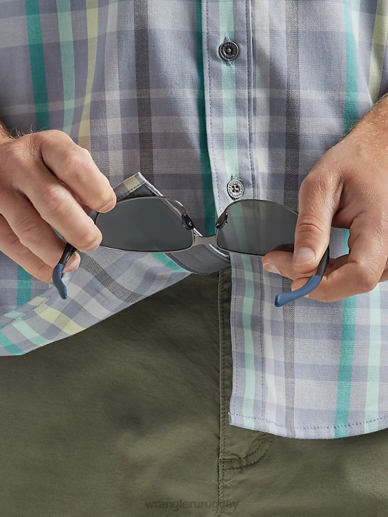 cuadros kure Wrangler hombres camisa a cuadros atg by horizonte ropa F8J4V295