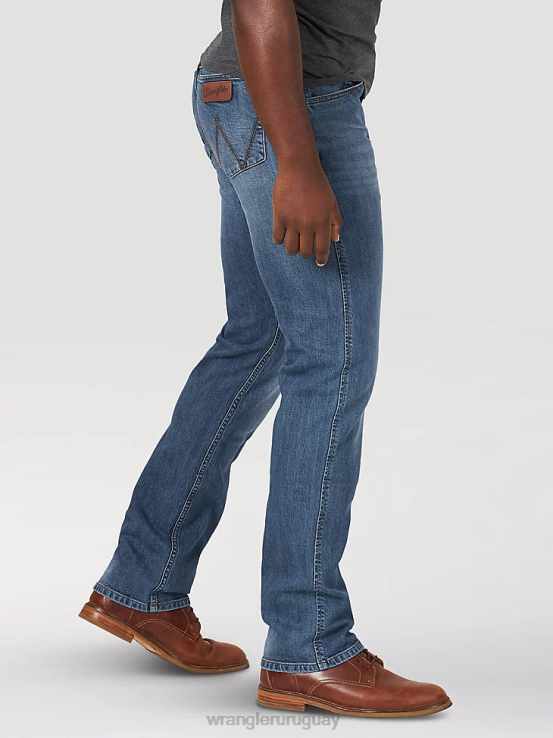 daniels Wrangler hombres jeans retro ajustados con pernera recta ropa F8J4V35