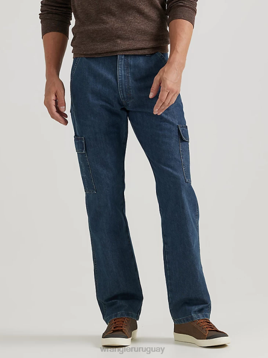 dentado Wrangler hombres jeans flexibles de ajuste atlético ropa F8J4V174