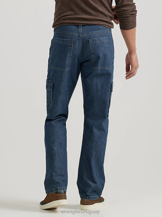 dentado Wrangler hombres jeans flexibles de ajuste atlético ropa F8J4V174