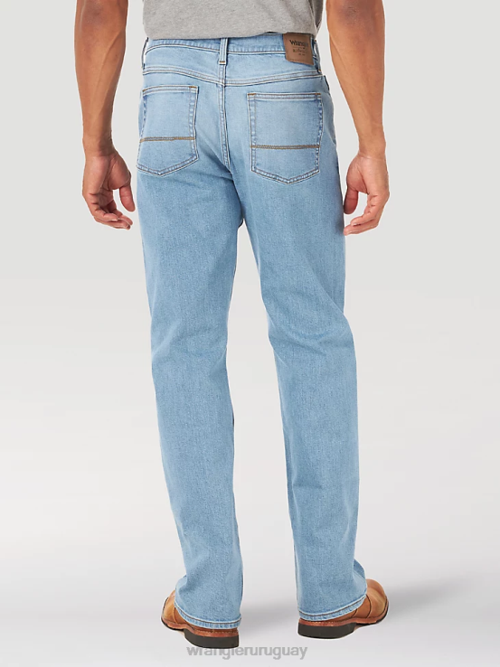 diácono Wrangler hombres Vaqueros bootcut de ajuste relajado Authentics ropa F8J4V123