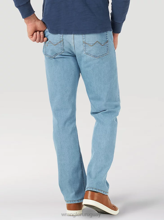 duncan Wrangler hombres Vaqueros con corte tipo bota de ajuste relajado y flexión premium de Five Star ropa F8J4V98