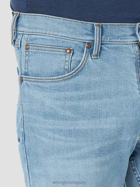 duncan Wrangler hombres Vaqueros con corte tipo bota de ajuste relajado y flexión premium de Five Star ropa F8J4V98