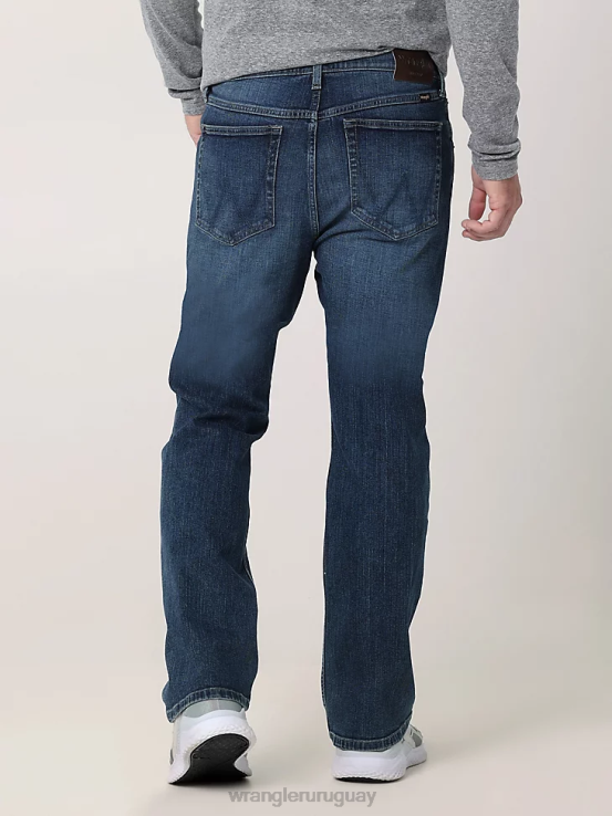dunn Wrangler hombres jeans holgados con corte tipo bota ropa F8J4V106