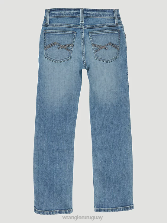 espolón roto Wrangler Niños 20x no 44 jeans ajustados con pernera recta ropa F8J4V978