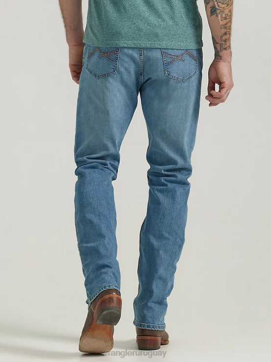 espolón roto Wrangler hombres 20x no 44 jeans ajustados con pernera recta ropa F8J4V57