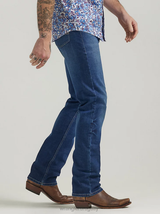 fawnbrook Wrangler hombres 20x no 44 jeans ajustados con pernera recta ropa F8J4V58