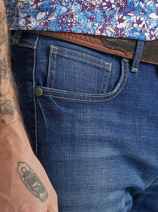 fawnbrook Wrangler hombres 20x no 44 jeans ajustados con pernera recta ropa F8J4V58