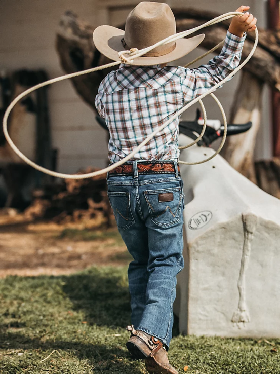 ferris Wrangler Niños jeans rectos ajustados retro ropa F8J4V1061