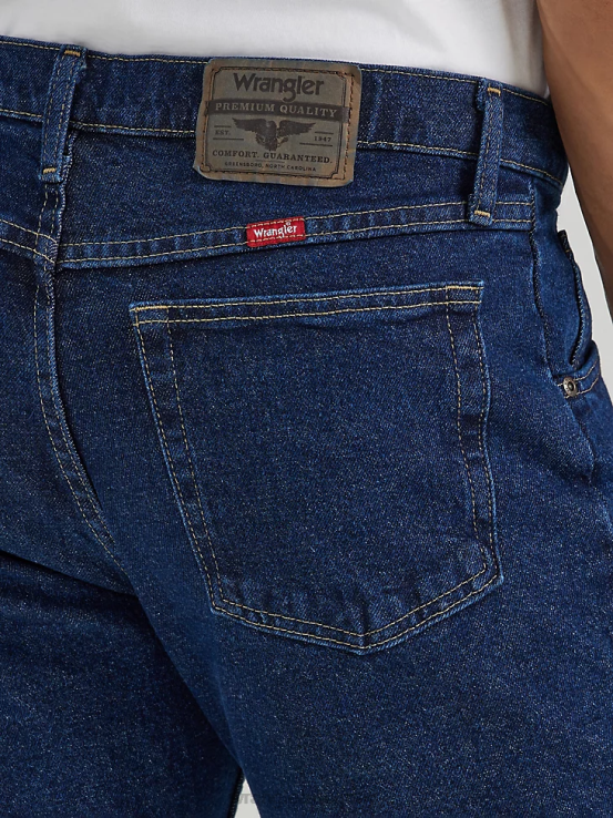 flexión de medianoche Wrangler hombres Vaqueros de corte regular con flexión de mezclilla premium de cinco estrellas para mayor comodidad ropa F8J4V140