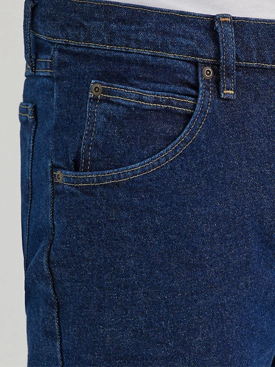 flexión de medianoche Wrangler hombres Vaqueros de corte regular con flexión de mezclilla premium de cinco estrellas para mayor comodidad ropa F8J4V140