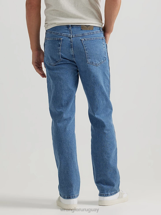 flexión ligera Wrangler hombres Vaqueros de ajuste cómodo serie Comfort Solutions ropa F8J4V110