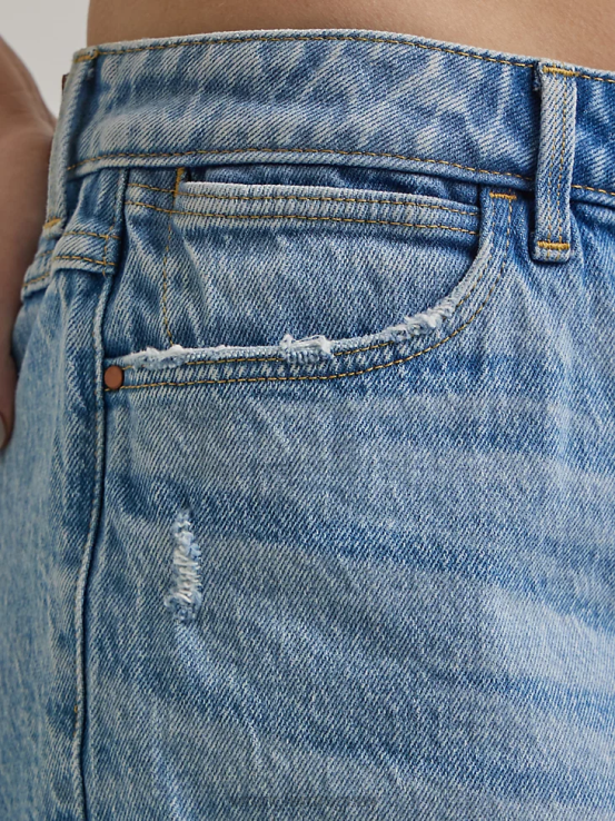 floración Wrangler mujer shorts vintage de tiro alto con cortes ropa F8J4V833