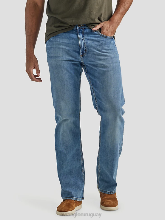 aguas revueltas Wrangler hombres Vaqueros bootcut de ajuste relajado Authentics ropa F8J4V122