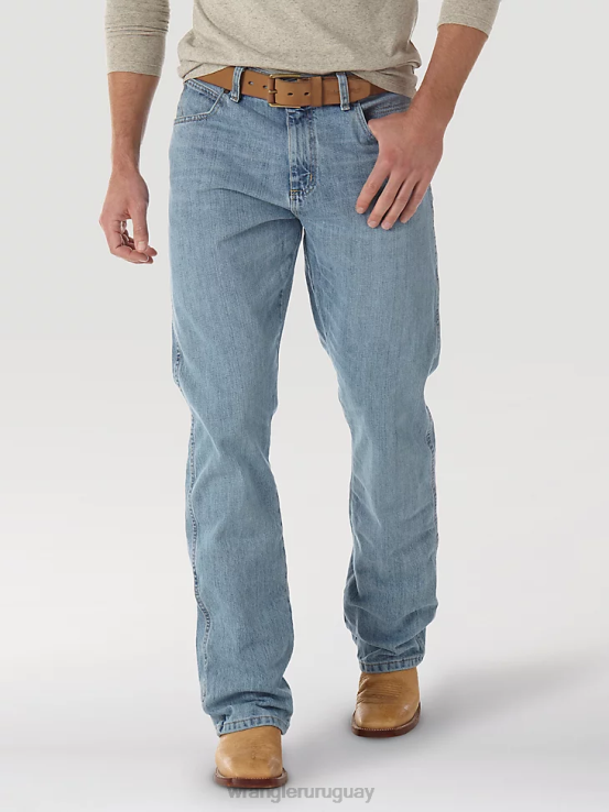 cresta Wrangler hombres jeans retro con corte tipo bota y corte relajado ropa F8J4V40
