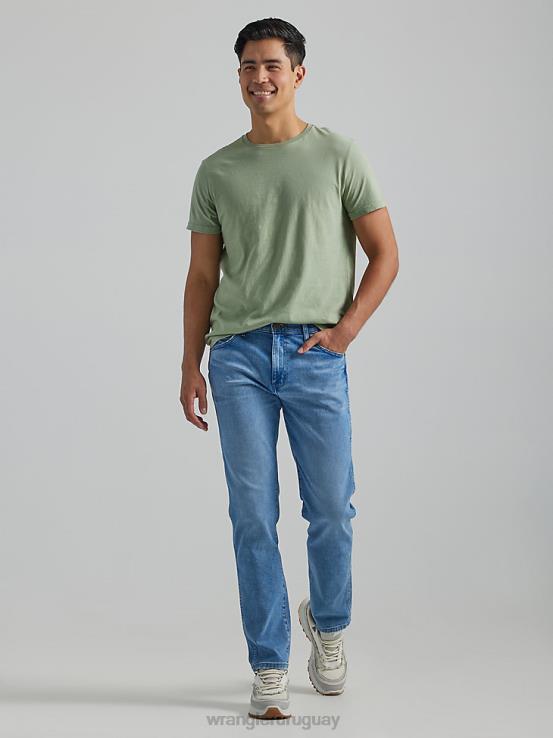 giro genial Wrangler hombres vaqueros tapered de corte slim Larston ropa F8J4V60