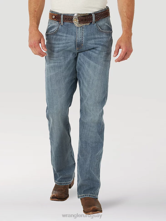greley Wrangler hombres jeans retro con corte tipo bota y corte relajado ropa F8J4V39