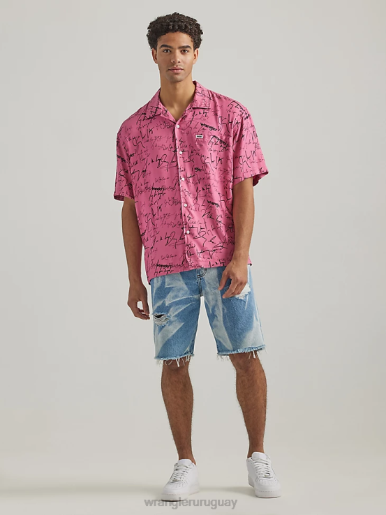 huerto de huesos Wrangler hombres shorts de mezclilla holgados ropa F8J4V582