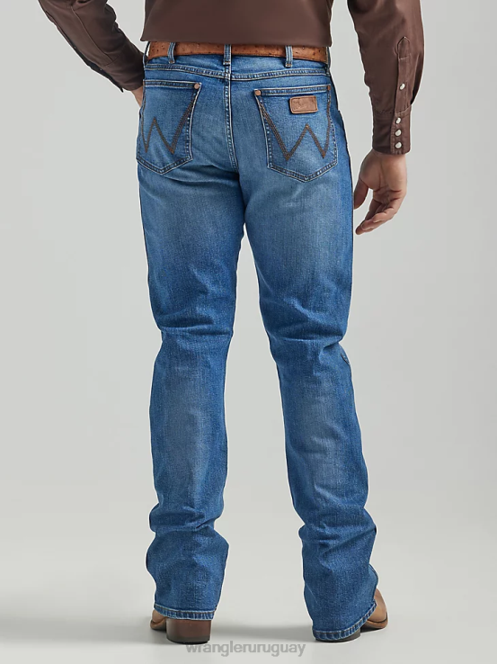 frisón Wrangler hombres jeans retro con corte tipo bota y corte slim ropa F8J4V1