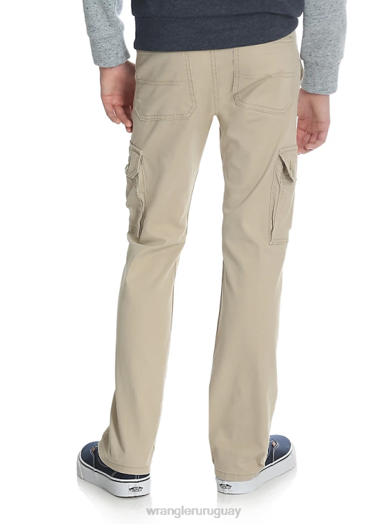 fuerte Wrangler Niños pantalón cargo slim recto y elástico ropa F8J4V957