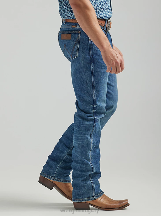 galloway Wrangler hombres El vaquero premium retro slim recto ropa F8J4V75