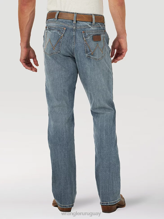 greley Wrangler hombres jeans retro con corte tipo bota y corte relajado ropa F8J4V39