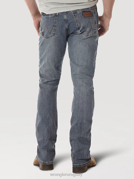 greley Wrangler hombres jeans retro con corte tipo bota y corte slim ropa F8J4V5