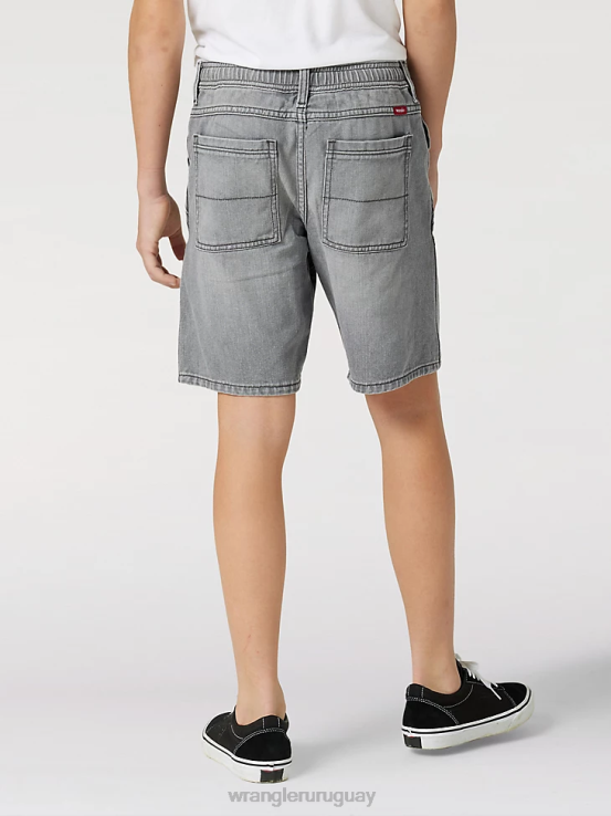 gris Wrangler Niños shorts skater de ajuste relajado ropa F8J4V1020