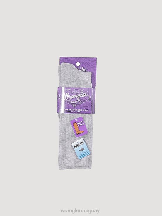 gris Wrangler mujer calcetín de bota occidental accesorios F8J4V926