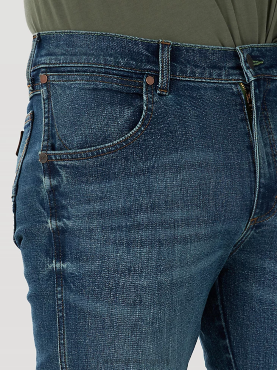 hereford Wrangler hombres jeans retro ajustados con pernera recta ropa F8J4V26