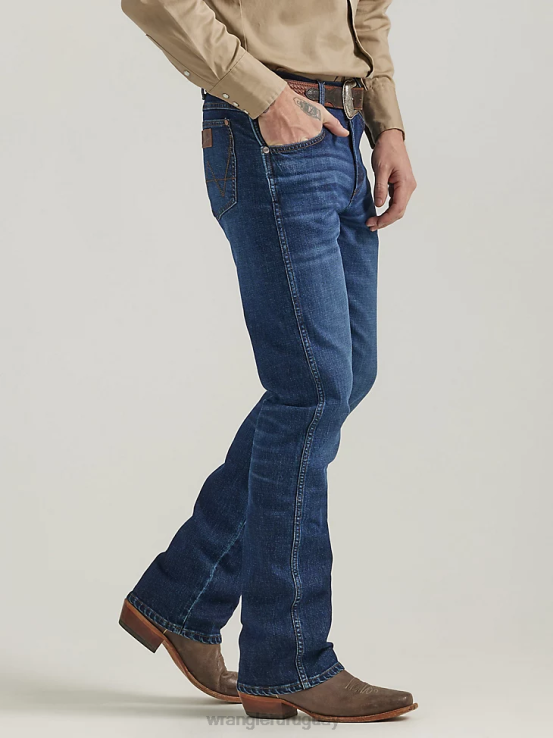 holsteiner Wrangler hombres jeans retro con corte tipo bota y corte slim ropa F8J4V11